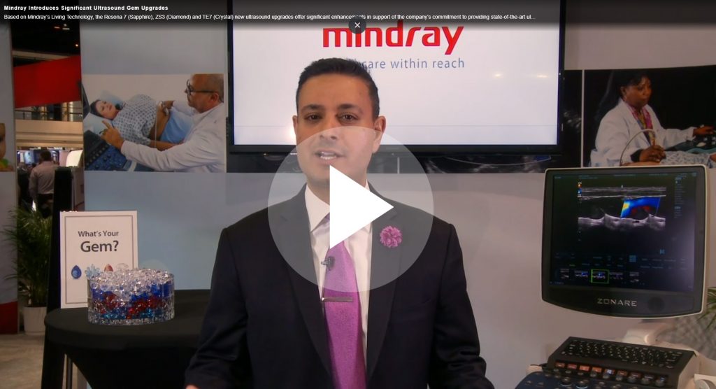 Mindray Introduces Significant Ultrasound Gem Upgrades