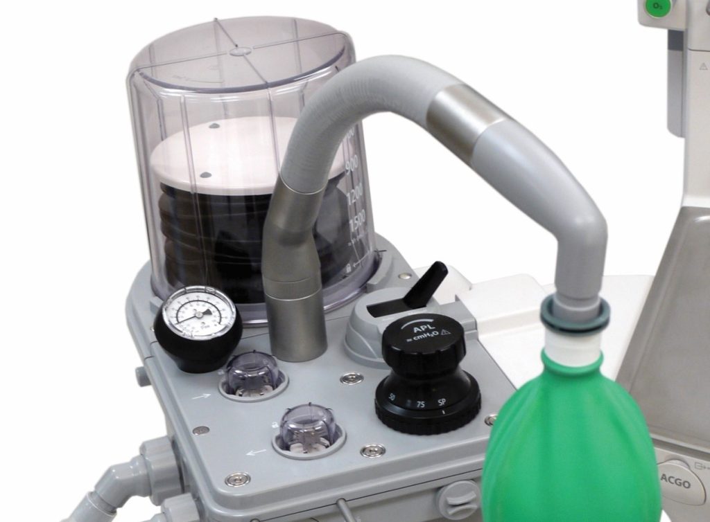 anesthesia machine gas flow