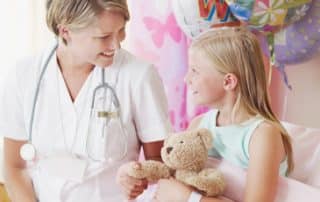 nurse in patient monitoring setting